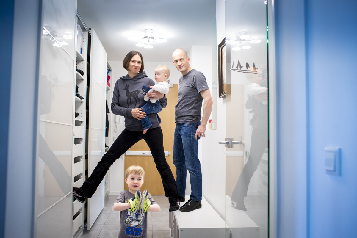Familienportrait on Location