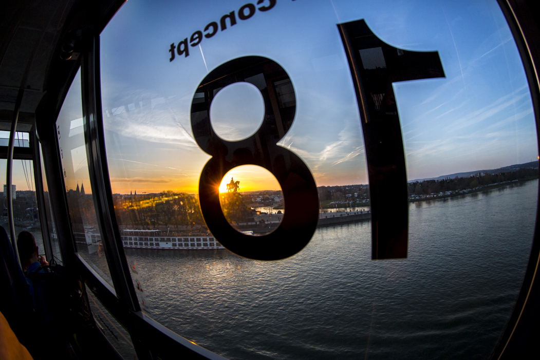 seilbahn abend